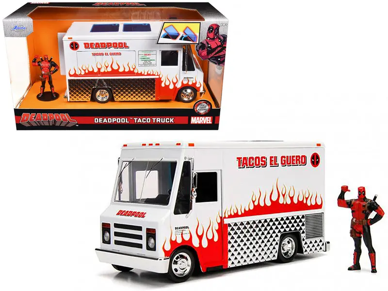 1:24 Deadpool W/Tacos El Guero White Food Truck -- Hollywood Jada 1