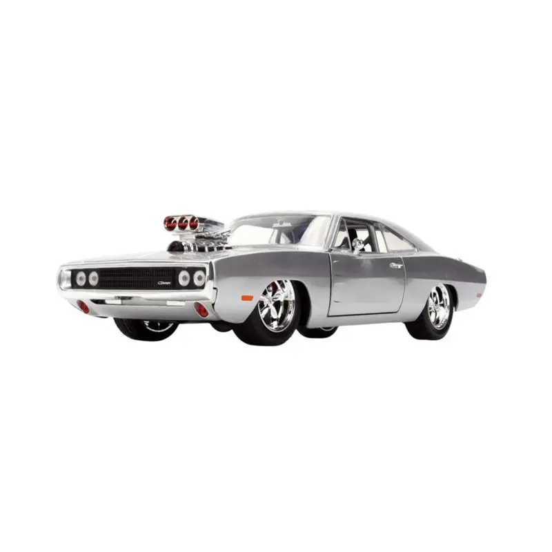 1:24 Dom's 1970 Dodge Charger - Silver Finish - Jada Fast & Furious 25Th 1