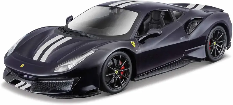 1:24 Ferrari 488 Pista -- Dark Blue -- Bburago Race & Play 1