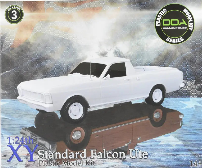 1:24 Ford Xy Ute Standard -- Plastic Kit -- Dda Collectibles 1