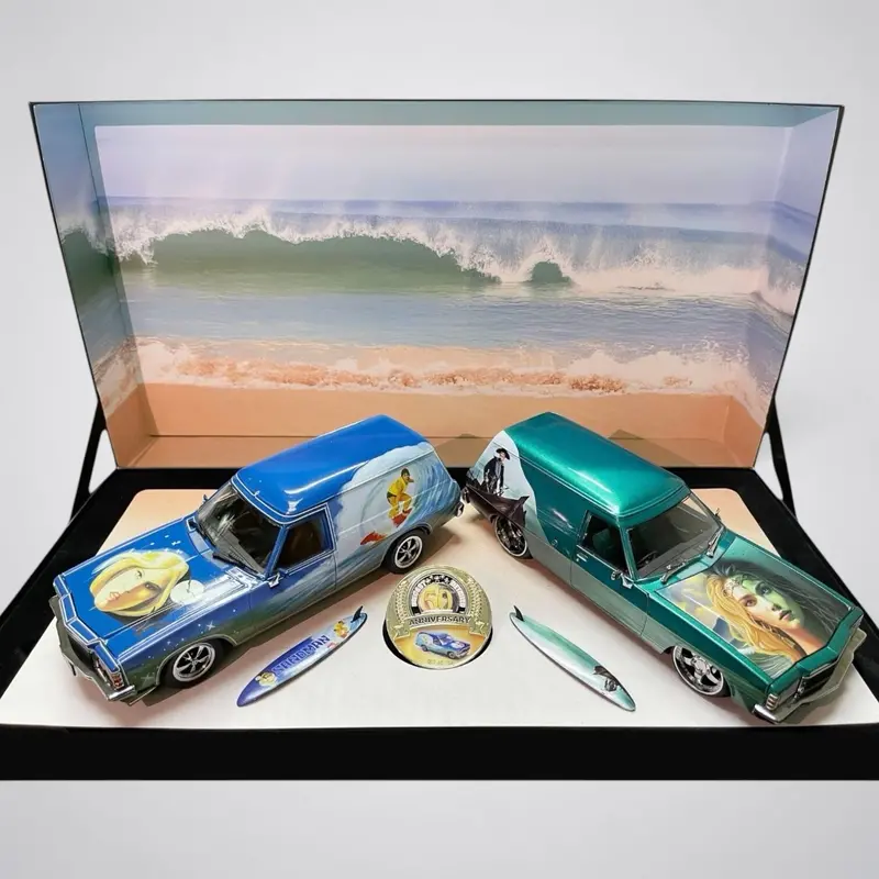 1:24 Holden Hj Panel Van -- Sea Witch (Twin Set) -- Dda Collectibles 1