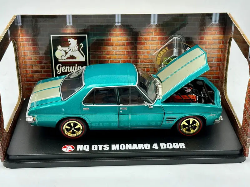 1:24 Holden Hq Gts Monaro -- *Chase Version* Turquoise Blue -- Dda 1