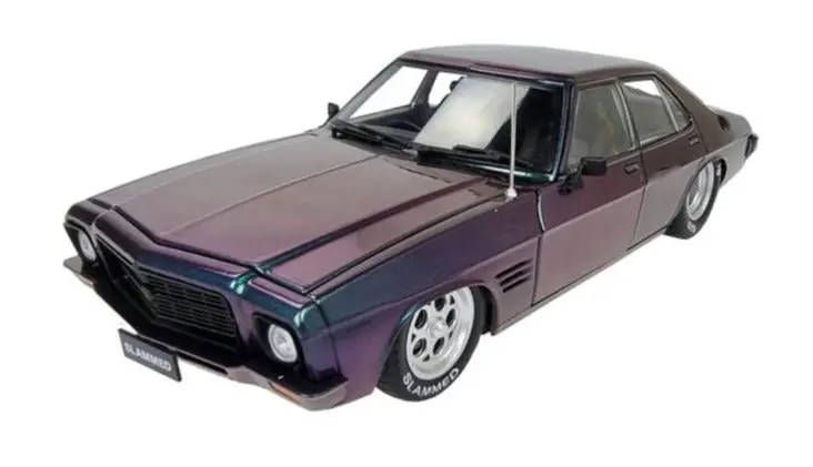1:24 Holden Hq Monaro "Slammed" Turbocharged -- Harlequin -- Dda Collectibles 1