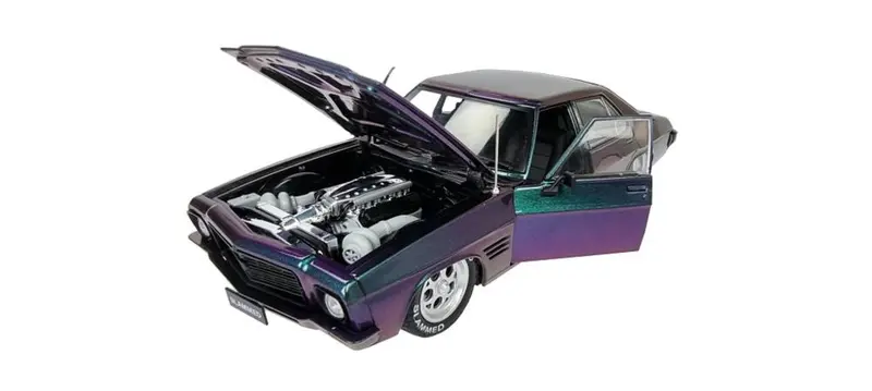1:24 Holden Hq Monaro "Slammed" Turbocharged -- Harlequin -- Dda Collectibles 2