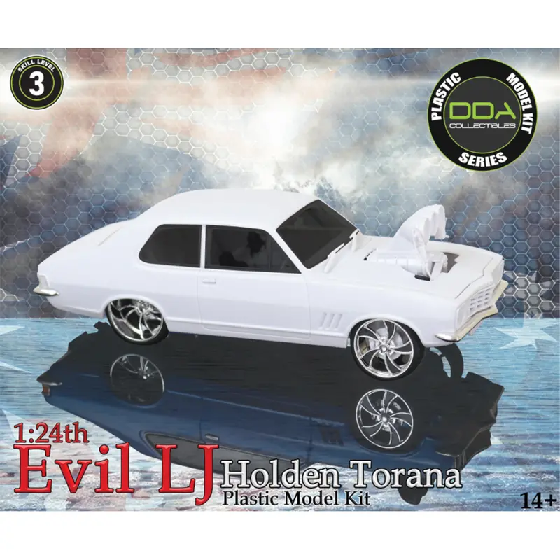 1:24 Holden Lj Torana - "Evil Lj" -- Plastic Kit -- Dda Collectibles 1