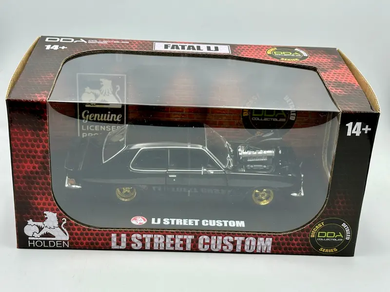 1:24 Holden Lj Torana Supercharged -- *Chase Version* Black/Blue -- Dda 2
