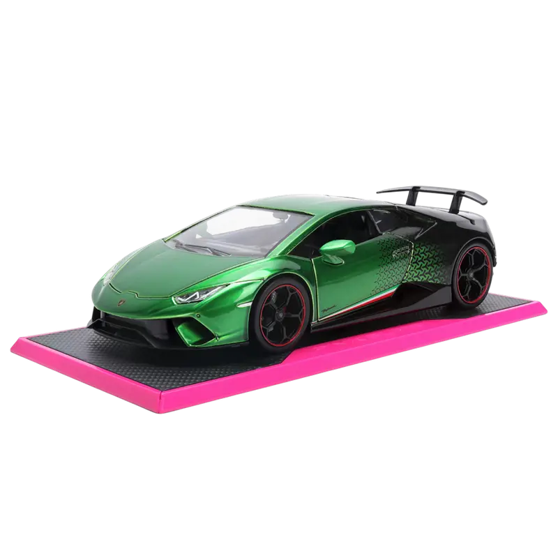 1:24 Lamborghini Huracan Performante -- Green/Black -- Jada: Pink Slips 1