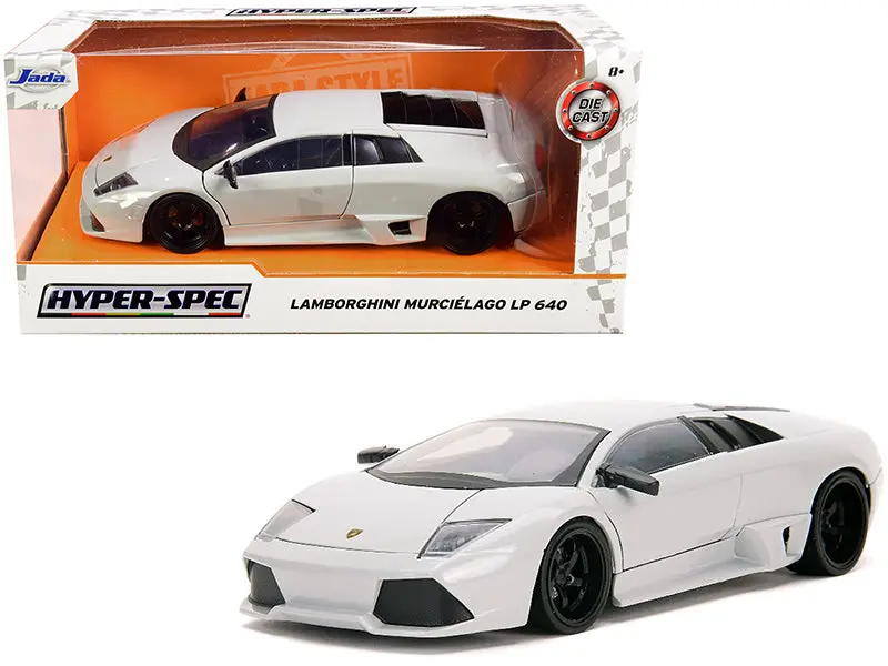 1:24 Lamborghini Murcielago Lp640 -- Light Grey -- Jada: Hyper-Spec 1