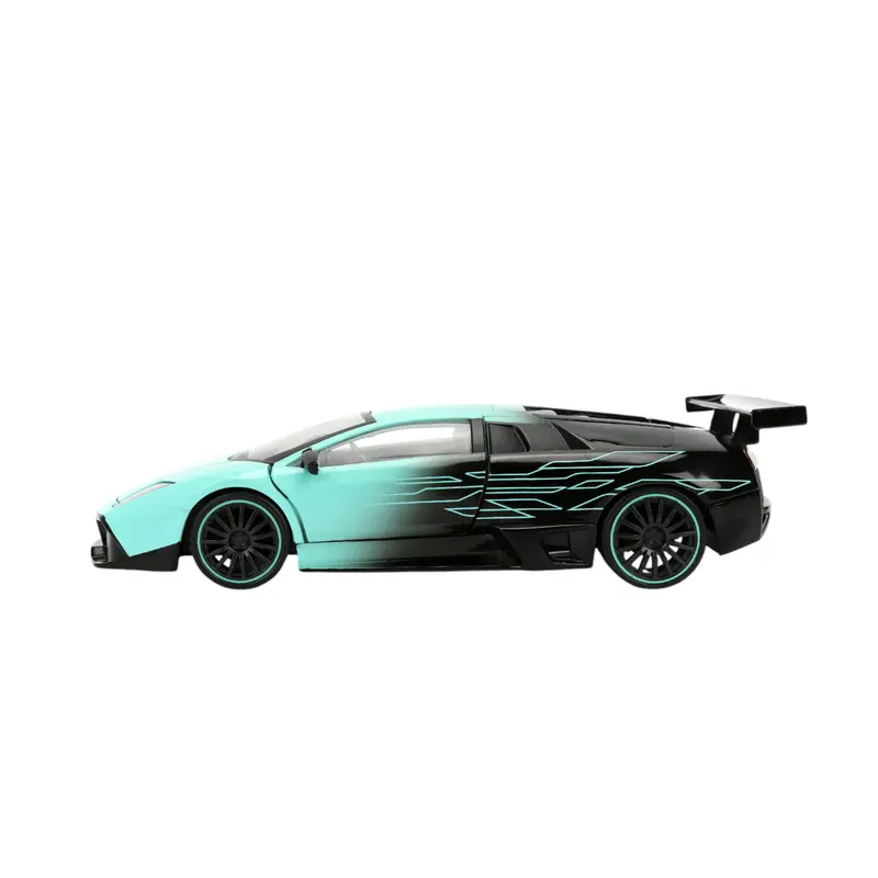 1:24 Lamborghini Murcielago Lp640 -- Turquoise/Black -- Jada: Pink Slips 2