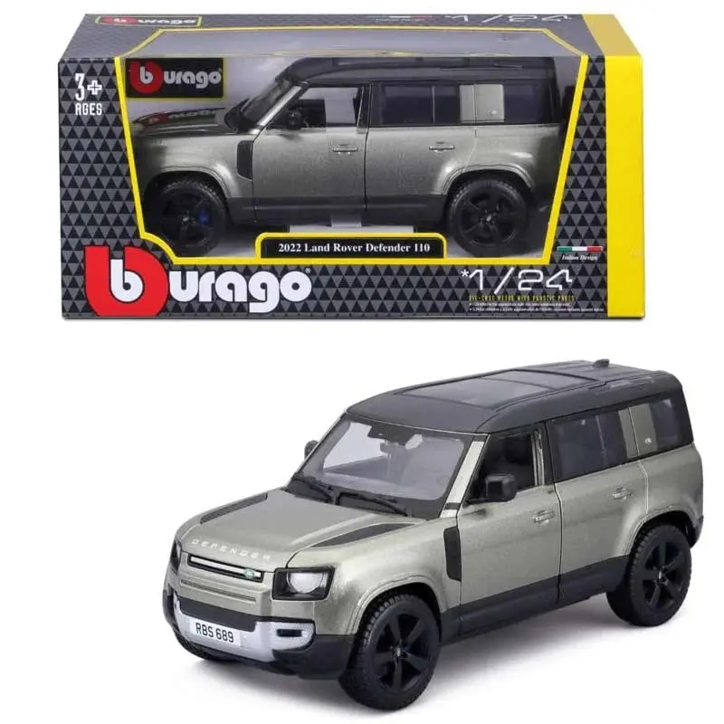 1:24 Land Rover Defender 110 2022 -- Green -- Bburago 1