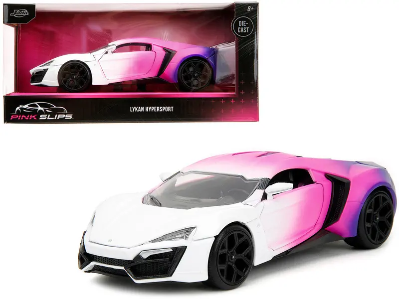 1:24 Lykan Hypersport -- White Pink & Purple Gradient -- Jada: Pink Slips 1