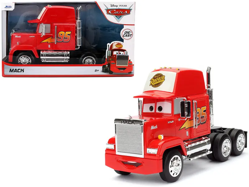 1:24 Mack -- From The Disney Movie "Cars" -- Jada Truck 98103 1