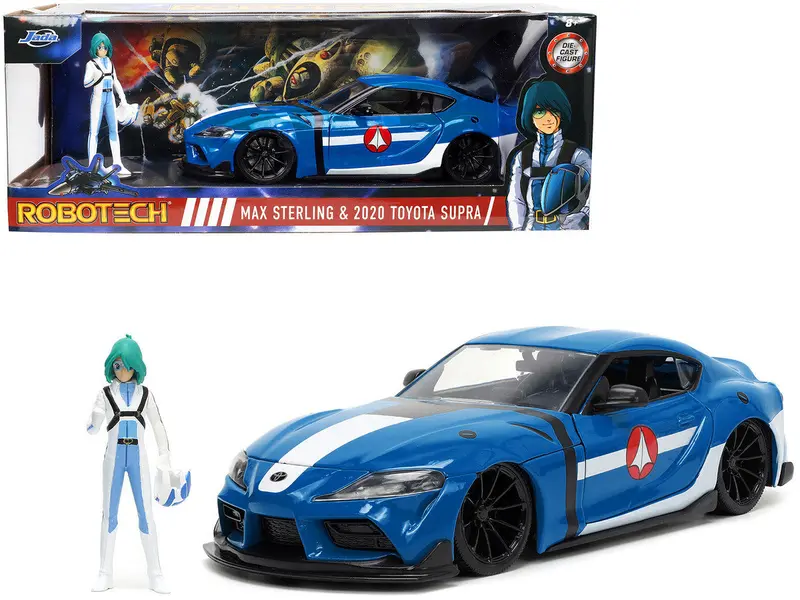1:24 Max Sterling W/ 2020 Toyota Supra -- Robotech Jada 1
