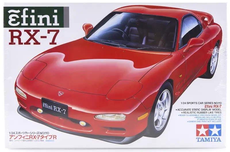 1:24 Mazda Efini Rx-7 -- Plastic Kit -- Tamiya 24110 1