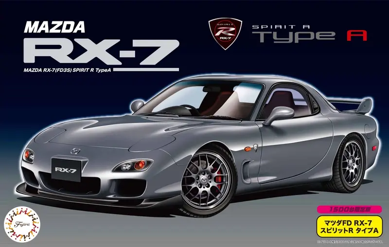 1:24 Mazda Fd3s Rx-7 Spirit R Type A -- Plastic Kit -- Fujimi 04680 1