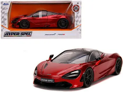 1:24 Mclaren 720S -- Candy Red -- Jada: Hyper-Spec 1