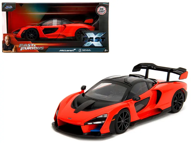 1:24 Mclaren Senna -- Orange -- Jada: Fast & Furious 1