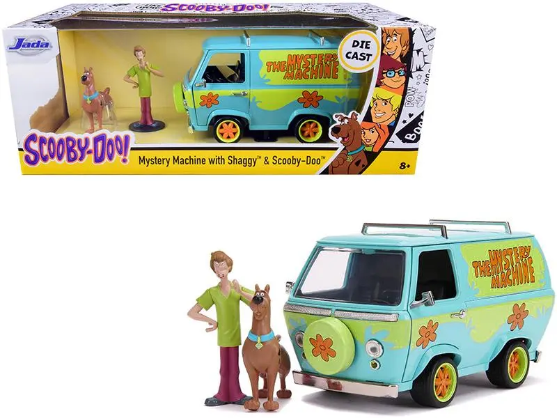 1:24 Mystery Machine W/Shaggy & Scooby Doo Figurines -- Jada 1