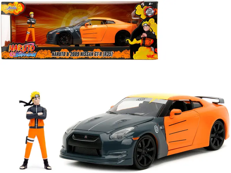 1:24 Naruto W/ 2009 Nissan R35 Gtr -- Naruto Shippuden -- Jada 1