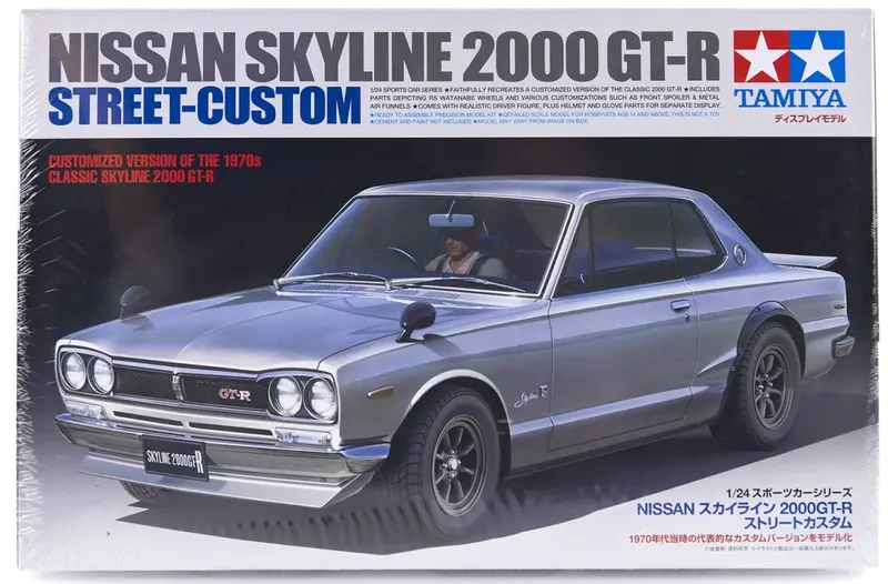 1:24 Nissan Skyline 2000 Gt-R Street-Custom -- Plastic Kit -- Tamiya 24335 1