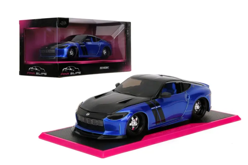 1:24 Nissan Z -- Blue/Black -- Jada: Pink Slips 1