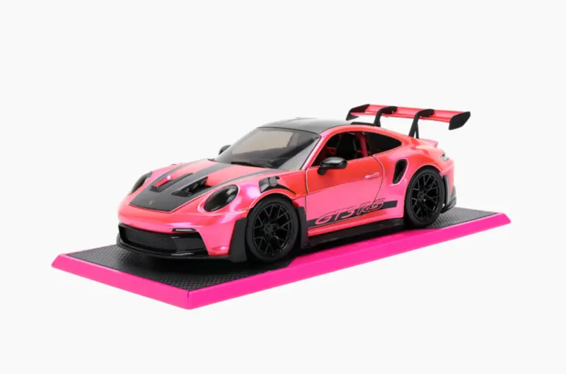 1:24 Porsche 911 (992) Gt3 Rs 2024 -- Pink/Black -- Jada: Pink Slips 1
