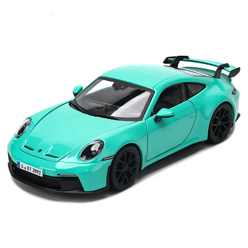 1:24 Porsche 911 Gt3 (992) -- Turquoise Blue -- Bburago 1
