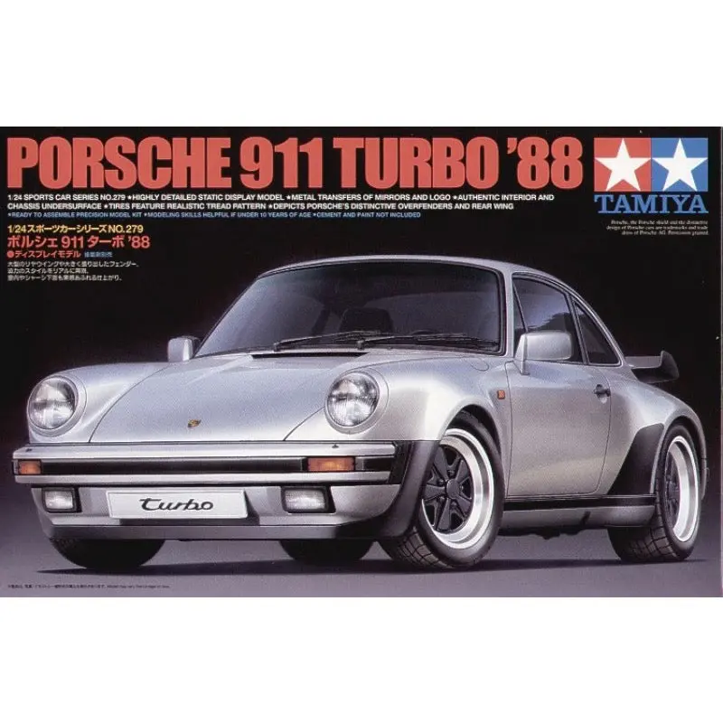 1:24 Porsche 911 Turbo 1988 -- Plastic Kit -- Tamiya 24279 1
