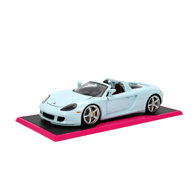 1:24 Porsche Carrera Gt -- Light Blue -- Jada: Pink Slips 1