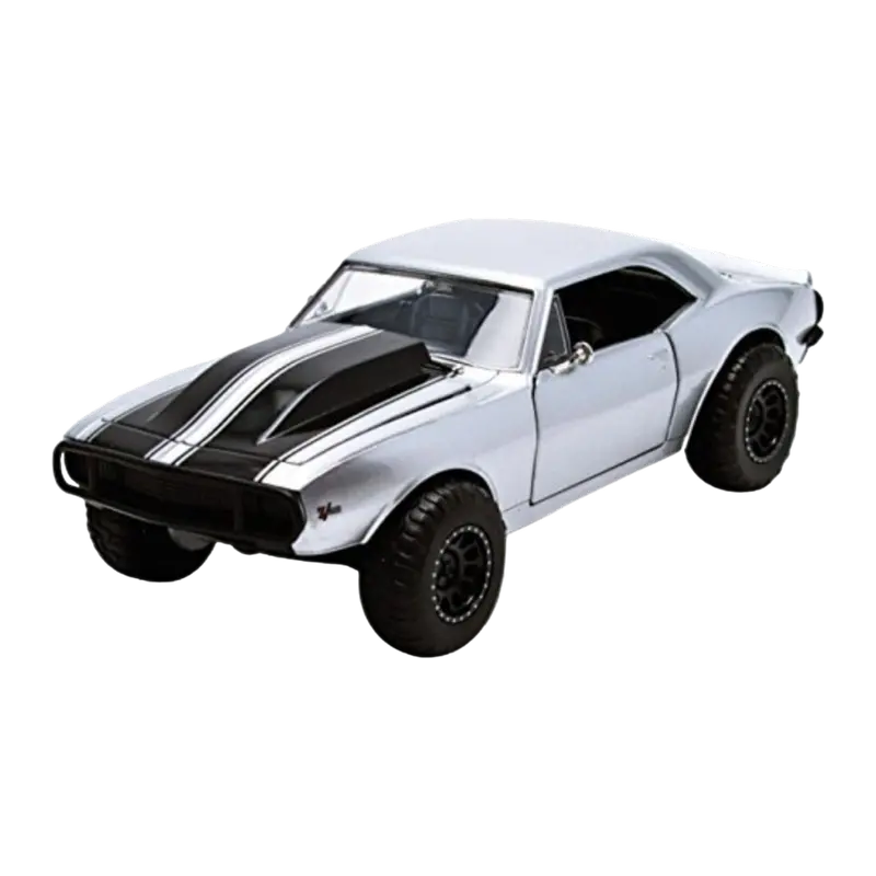 1:24 Roman's 1967 Chevrolet Camaro (Off-Road) -- Silver -- Fast & Furious Jada 1