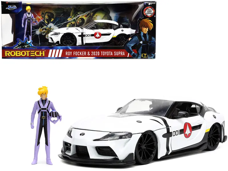 1:24 Roy Focker W/ 2020 Toyota Supra -- Robotech Jada 1