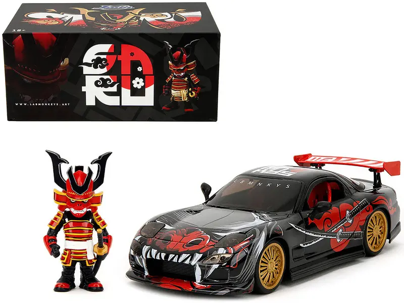 1:24 Saru "Lab Monkeys" W/ 1993 Mazda Rx-7 -- Jada 1