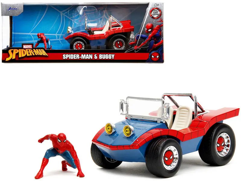 1:24 Spiderman W/ Dune Buggy -- Marvel The Avengers -- Jada 1