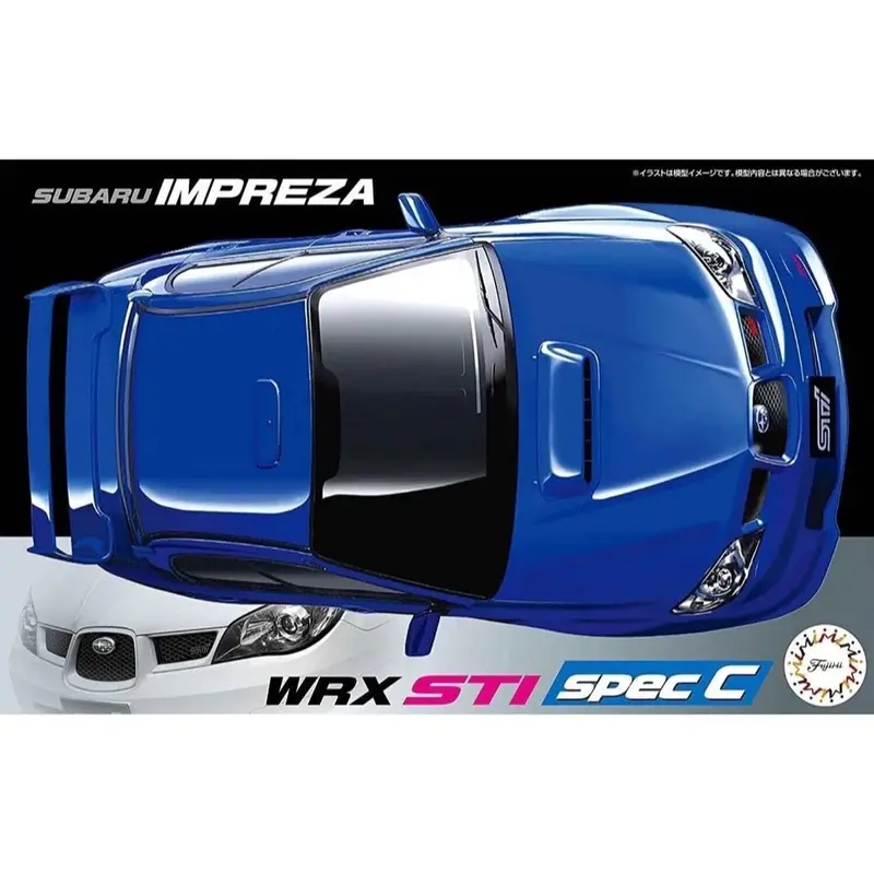 1:24 Subaru Impreza Sedan Wrx Sti Specc -- Plastic Kit -- Fujimi 04702 1