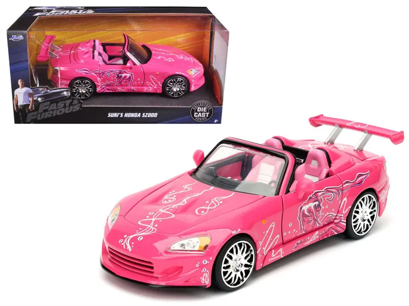 1:24 Suki's 2001 Honda S2000 Pink -- Fast & Furious Jada 1