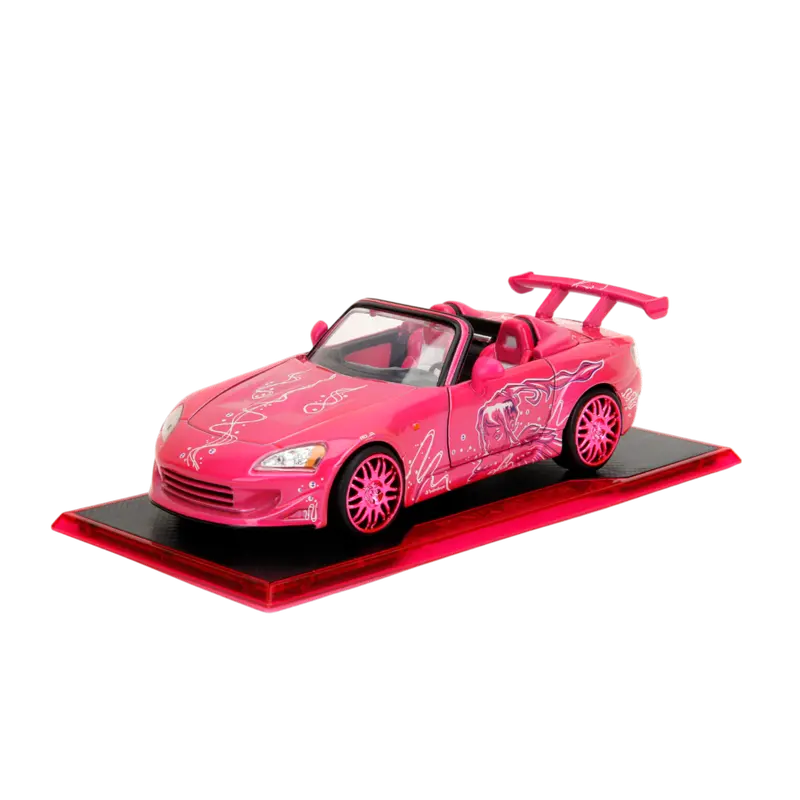 1:24 Suki's 2001 Honda S2000 Pink -- Fast & Furious -- Jada: Pink Slips 1