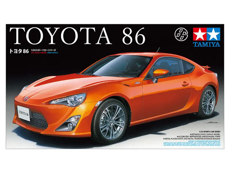 1:24 Toyota 86 -- Plastic Kit -- Tamiya 24323 1