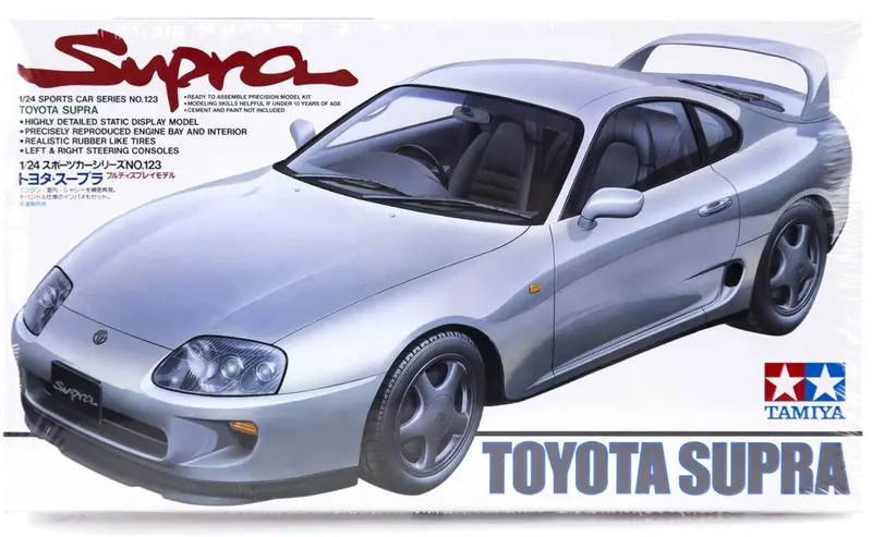 1:24 Toyota Supra A80 -- Plastic Kit -- Tamiya 24123 1