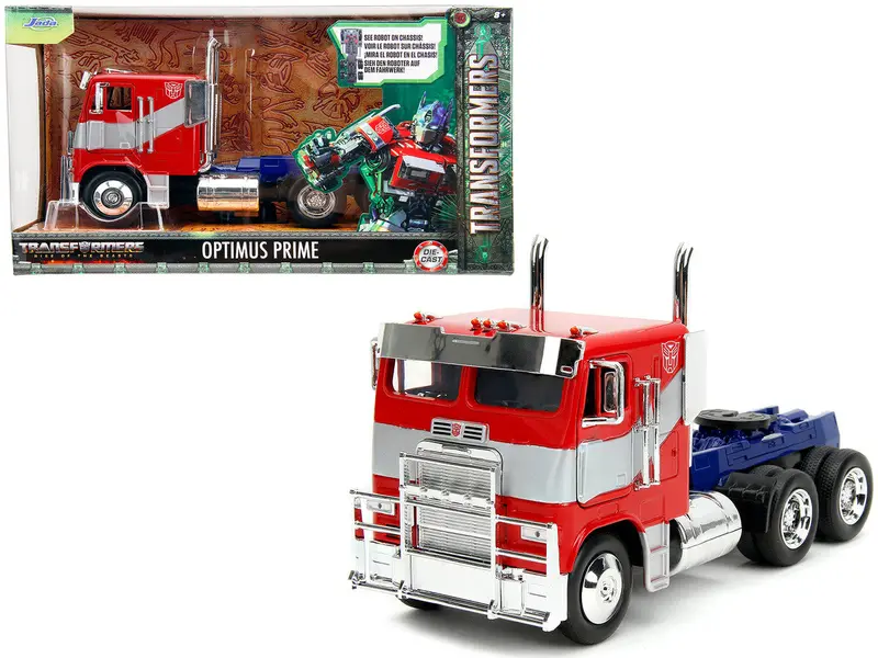 1:24 Transformers (2023) - Optimus Prime -- 1987 Freightliner Fla Truck -- Jada 1
