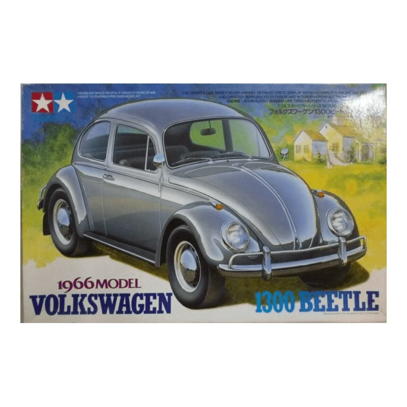 1:24 Volkswagen (Vw) 1300 Beetle -- Plastic Kit -- Tamiya 24136 1