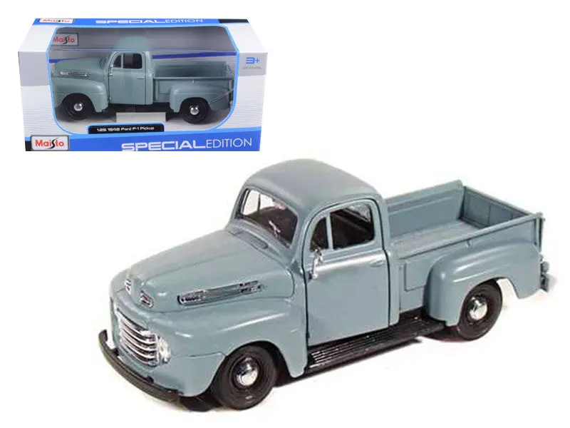 1:25 1948 Ford F-1 Pickup -- Grey -- Maisto 1:24 1
