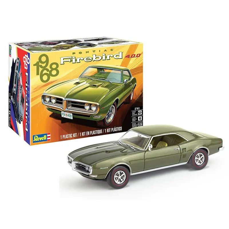 1:25 1968 Pontiac Firebird -- Plastic Kit -- Revell 14545 1