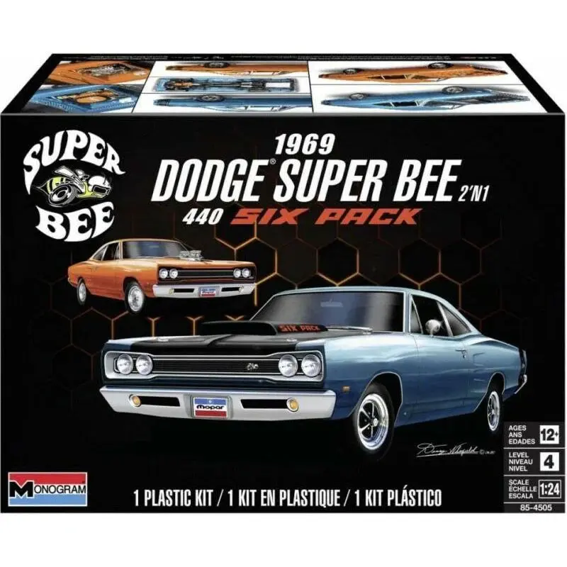 1:25 1969 Dodge Super Bee -- Plastic Kit -- Revell 14505 1