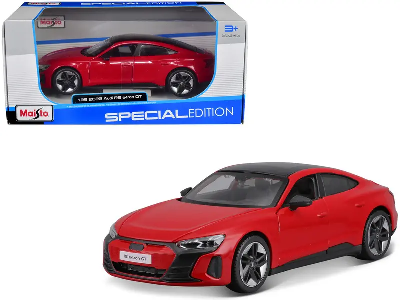 1:25 2022 Audi Rs E-Tron Gt -- Red -- Maisto 1:24 1
