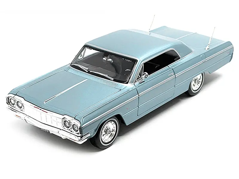 1:26 1964 Chevrolet Impala Ss -- Blue Metallic -- Maisto (1:24) 2