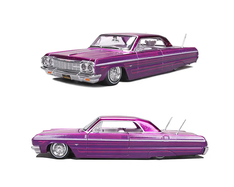 1:26 1964 Chevrolet Impala Ss Lowrider -- Candy Purple -- Maisto Design (1:24) 2