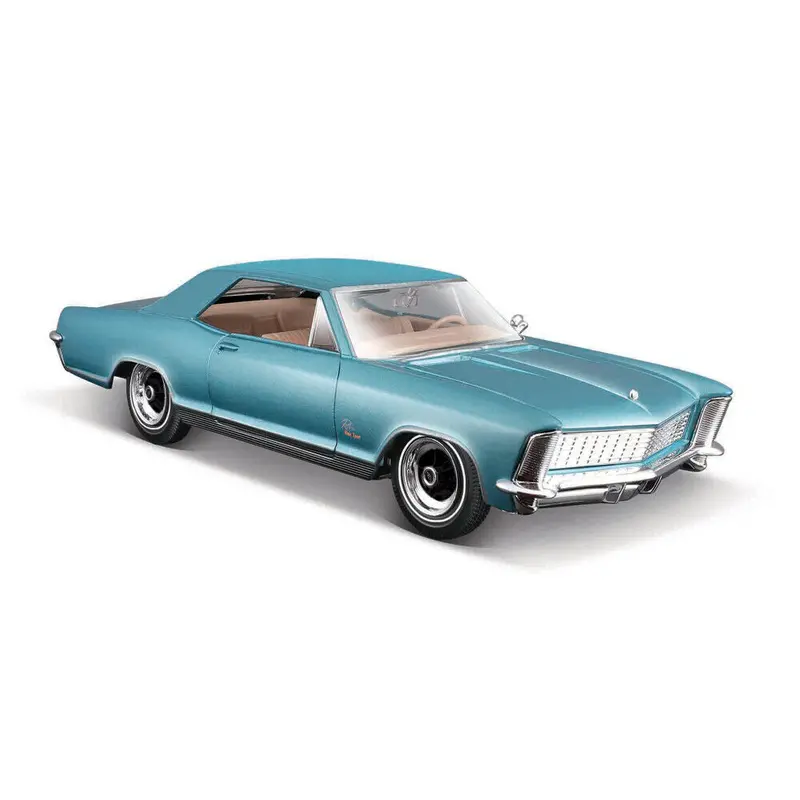 1:26 1965 Buick Riviera -- Metallic Blue -- Maisto (1:24) 1