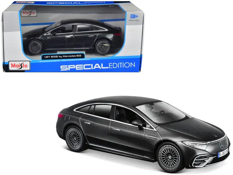 1:27 Mercedes-Benz Eqs -- Grey Metallic -- Maisto 1:24 1