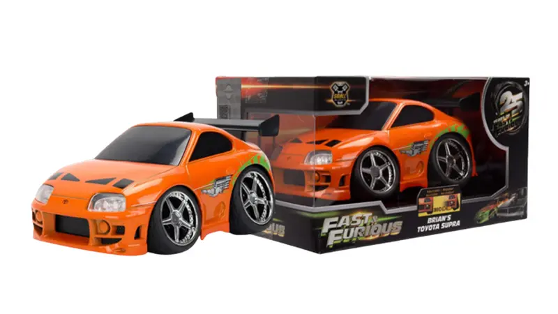 1:28 Brian's Toyota Supra -- Small Blocks -- Jada: Fast & Furious 1