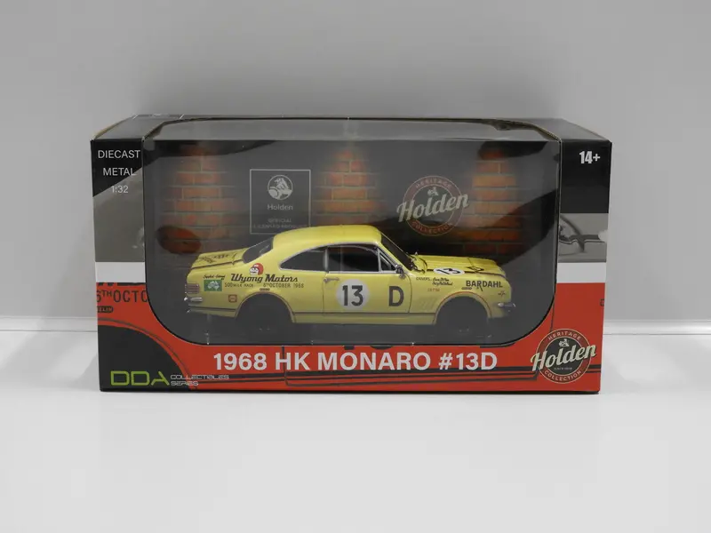 1:32 1968 Bathurst Winner -- #13D Mcphee/Mulholland Holden Hk Monaro Gts -- Dda 1